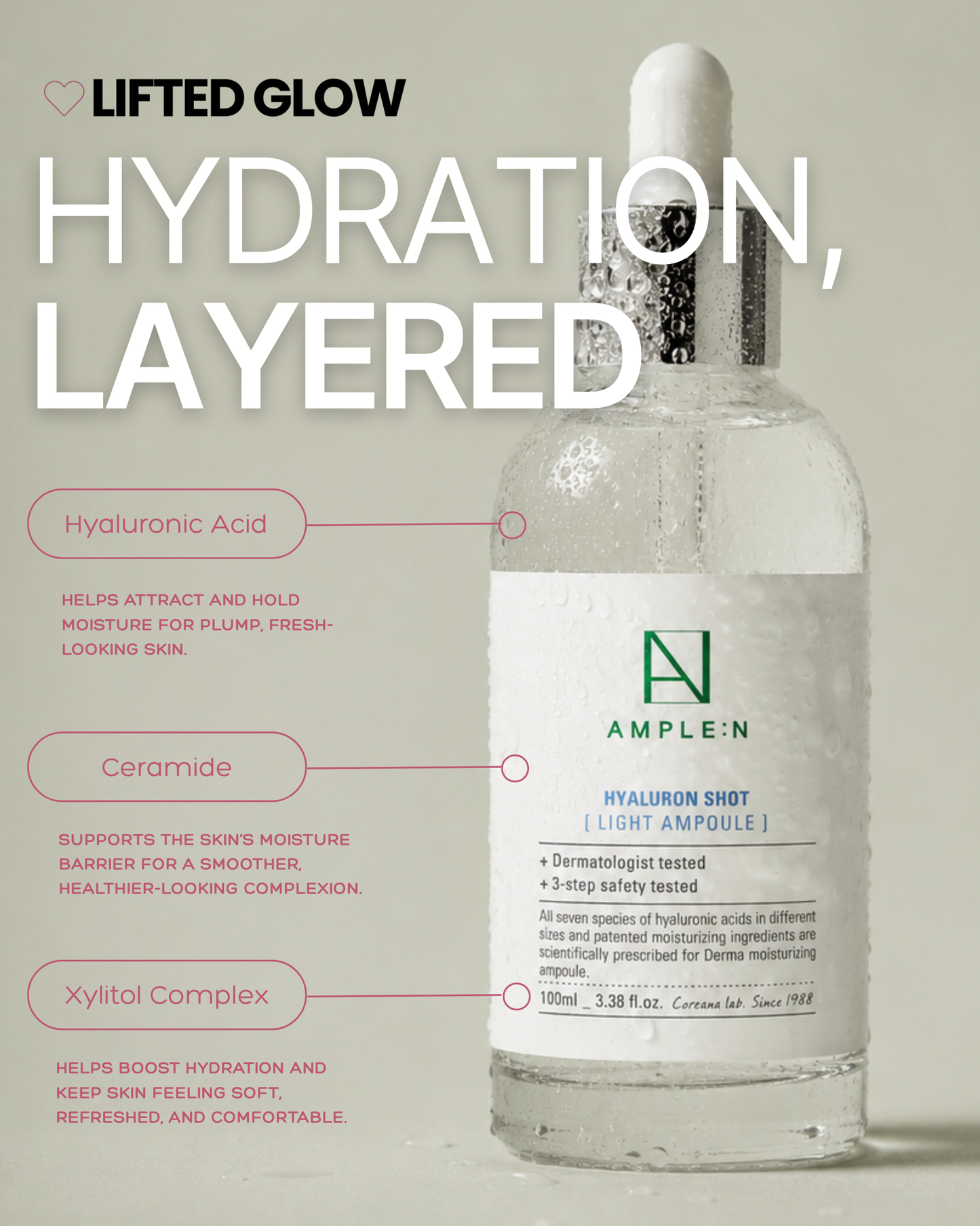 Korean Hyaluronic Acid Moisturizing Serum